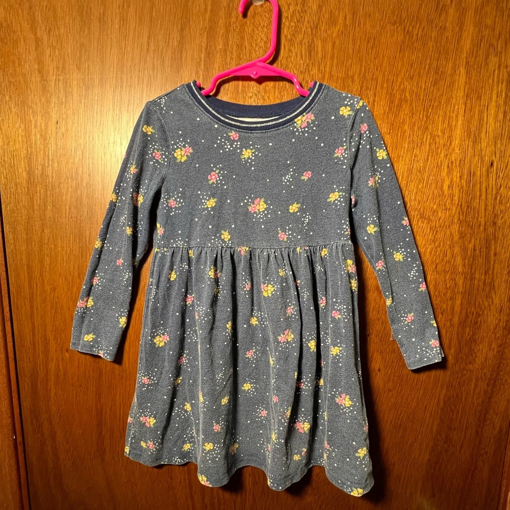 Old Navy size 5T blue floral dress